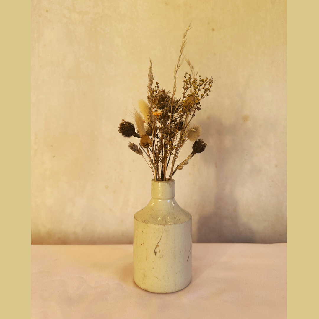 Dried Flowers in Antique Vase #1
