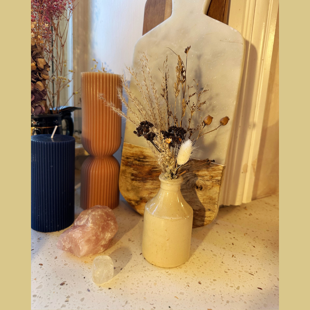 Dried Flowers in Antique Vase #5