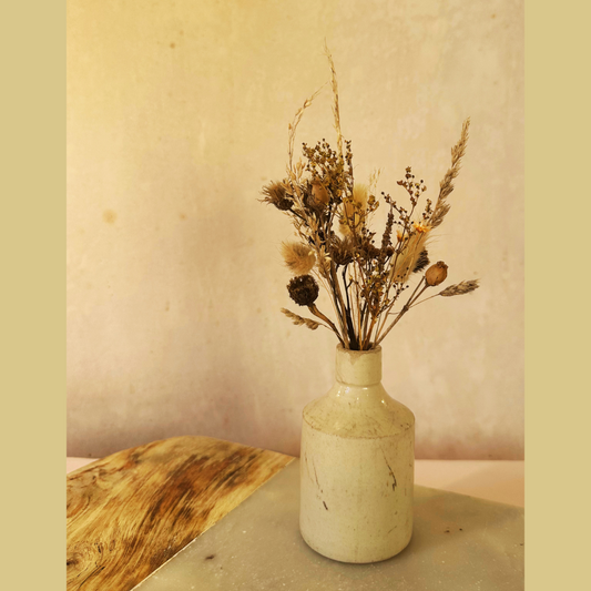 Dried Flowers in Antique Vase #1