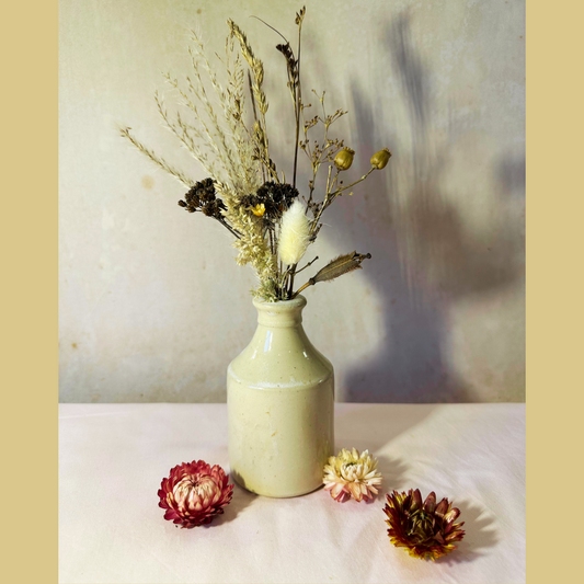 Dried Flowers in Antique Vase #5